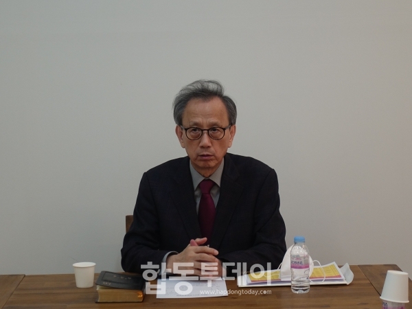 삼산노회 분립위원장 배재군 목사